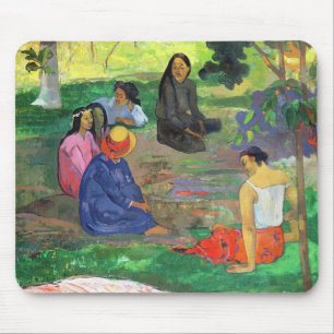 Paul Gauguin   Les Parau Parau (The Gossipers) Mouse Pad
