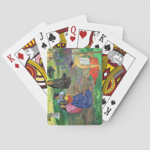 Paul Gauguin Les Parau Parau (The Gossipers) Poker Cards