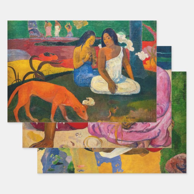 Paul Gauguin - Masterpieces Selection Wrapping Paper Sheets (Set)