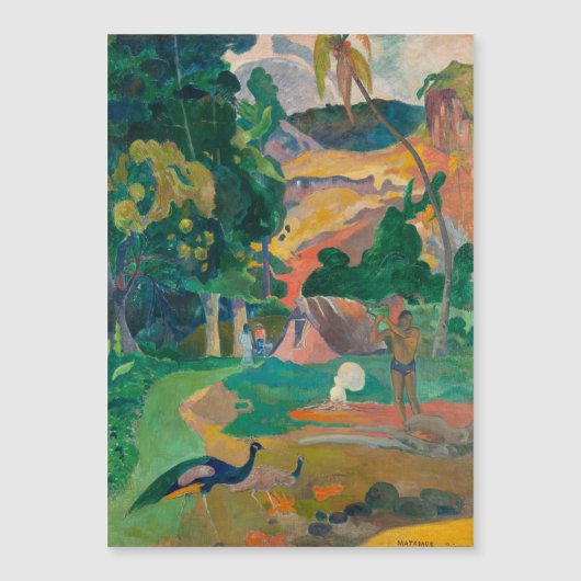 Paul Gauguin Matamoe Landscape with Peacocks (Front)