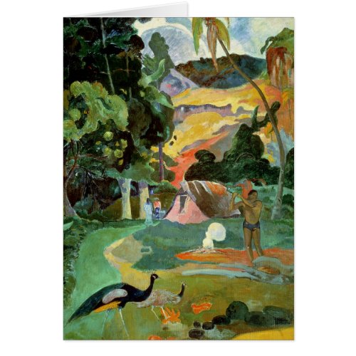 Paul Gauguin  Matamoe or Landscape with Peacocks