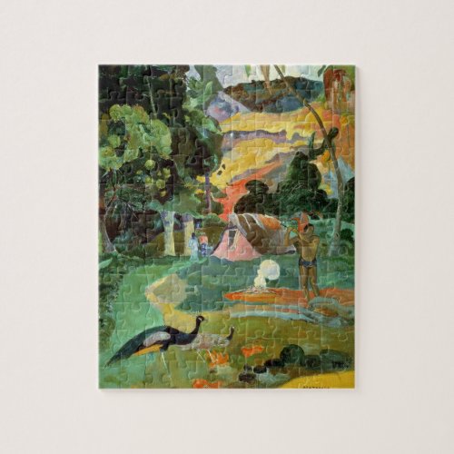 Paul Gauguin  Matamoe or Landscape with Peacocks Jigsaw Puzzle