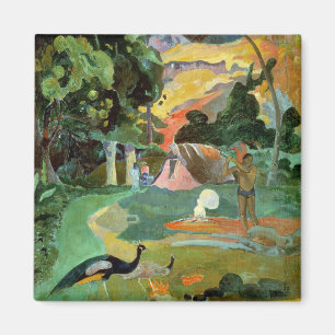 Paul Gauguin   Matamoe or, Landscape with Peacocks Magnet