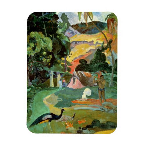 Paul Gauguin  Matamoe or Landscape with Peacocks Magnet