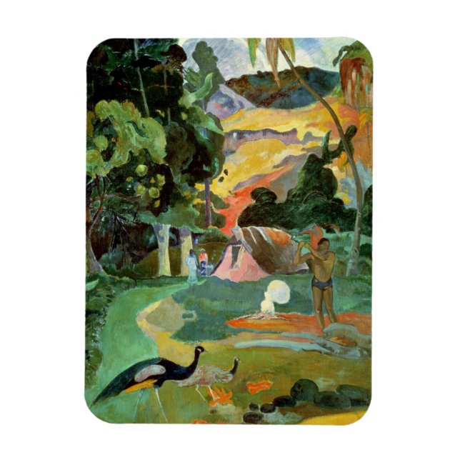 Paul Gauguin | Matamoe or, Landscape with Peacocks Magnet (Vertical)