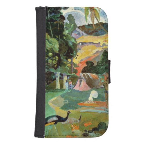 Paul Gauguin  Matamoe or Landscape with Peacocks Galaxy S4 Wallet Case