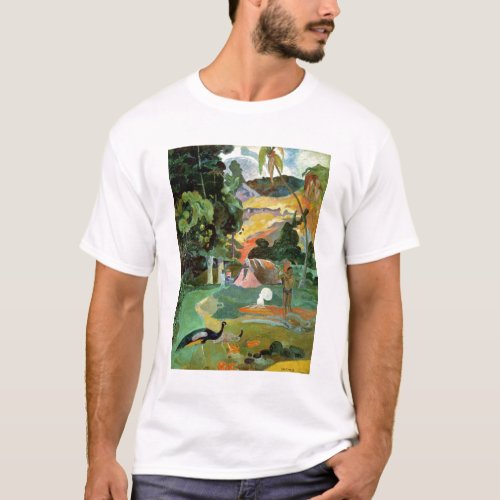 Paul Gauguin  Matamoe or Landscape with Peacocks T_Shirt