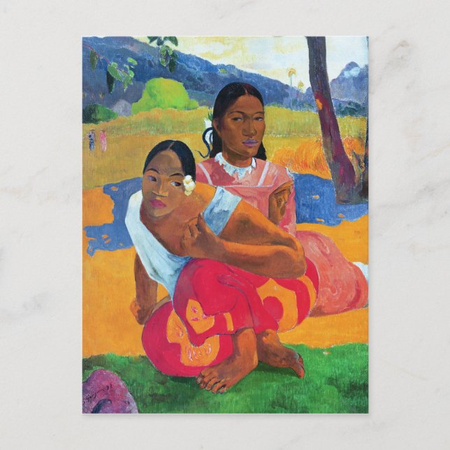 Paul Gauguin | Nafea Faaipoipo , 1892 Postcard (Front)