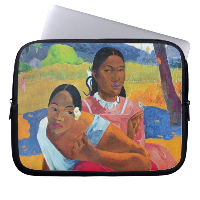 Paul Gauguin | Nafea Faaipoipo (When are you Getti Laptop Sleeve (Front)