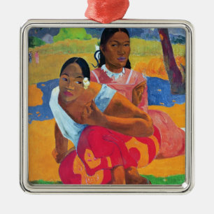 Paul Gauguin   Nafea Faaipoipo (When are you Getti Metal Ornament