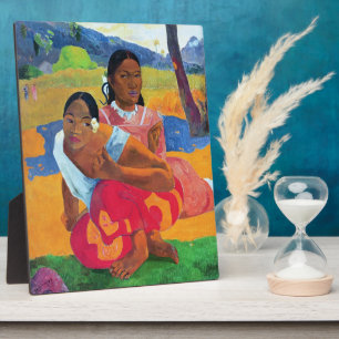 Paul Gauguin Nafea Faaipoipo (When are you Getti Plaque