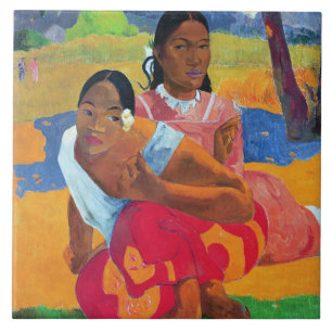 Paul Gauguin   Nafea Faaipoipo (When are you Getti Tile