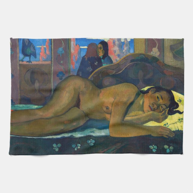 Paul Gauguin - Nevermore / O Taiti Kitchen Towel (Horizontal)