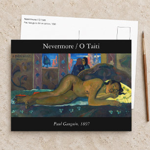 Paul Gauguin - Nevermore / O Taiti Postcard