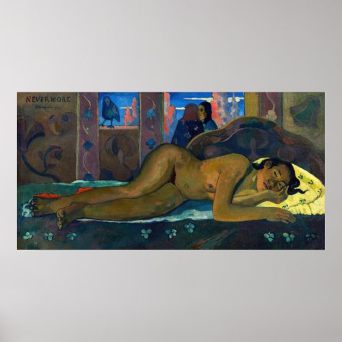 Paul Gauguin _ Nevermore  O Taiti Poster