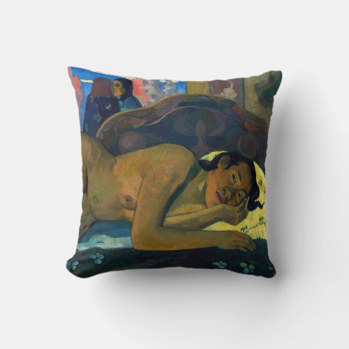 Paul Gauguin _ Nevermore  O Taiti Throw Pillow