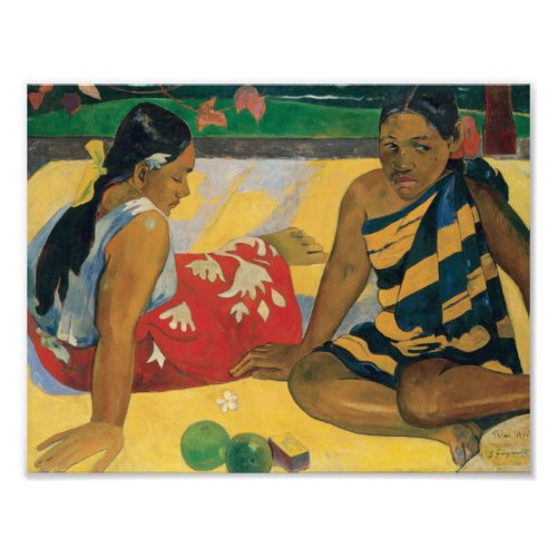 Paul Gauguin _ Parau Api What News Photo Print