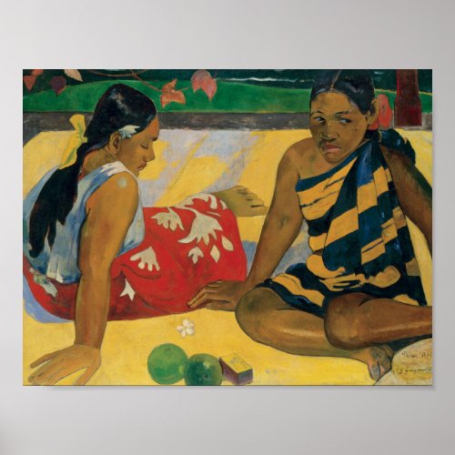 Paul Gauguin _ Parau Api What News Poster