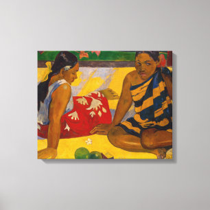 Paul Gauguin - Parau Api / What's New? Canvas Print