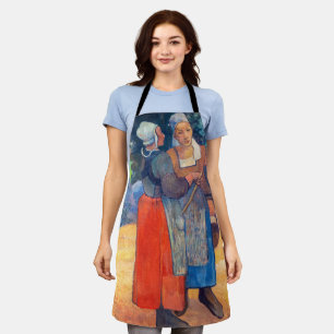 Paul Gauguin - Paysannes Bretonnes Apron