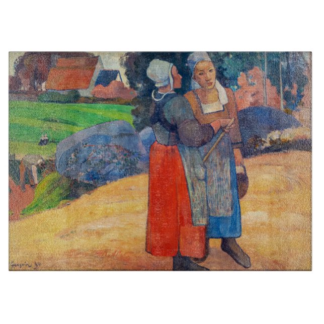 Paul Gauguin - Paysannes Bretonnes Cutting Board (Front)
