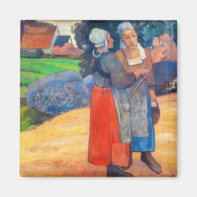 Paul Gauguin - Paysannes Bretonnes Magnet (Front)