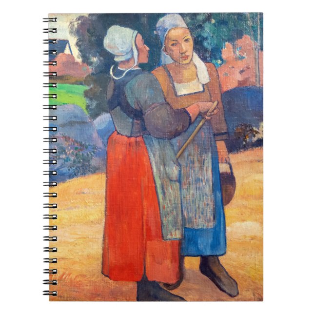 Paul Gauguin - Paysannes Bretonnes Notebook (Front)