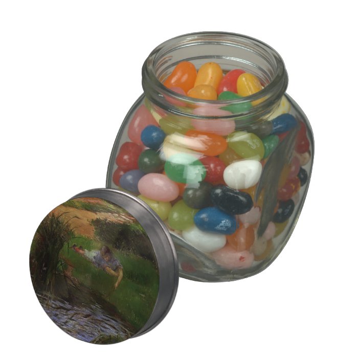 Paul Gauguin Pond with Ducks(Girl Amusing Herself) Jelly Belly Candy Jars