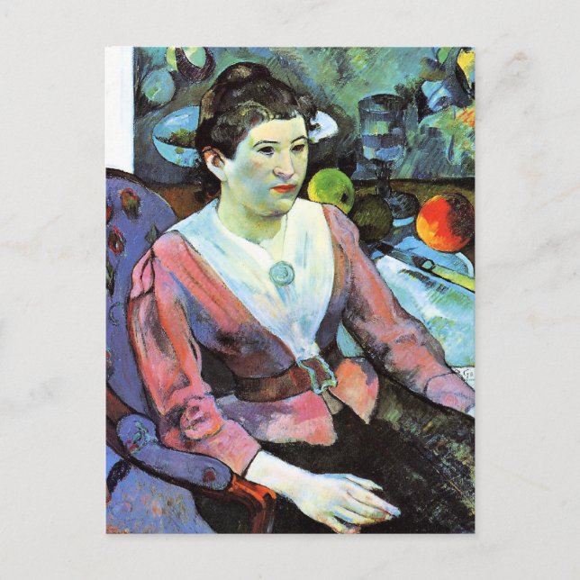 Paul Gauguin - Portrait of Woman Postcard (Front)