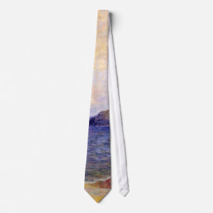 Paul Gauguin - Rocky Coast Fine Art Painting Neck Tie