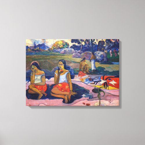 Paul Gauguin _ Sacred Spring Sweet Dreams Canvas Print