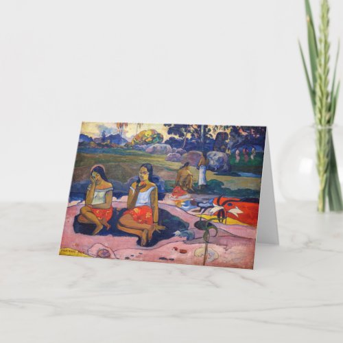 Paul Gauguin _ Sacred Spring Sweet Dreams Card
