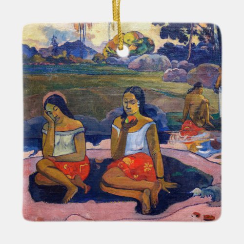 Paul Gauguin _ Sacred Spring Sweet Dreams Ceramic Ornament