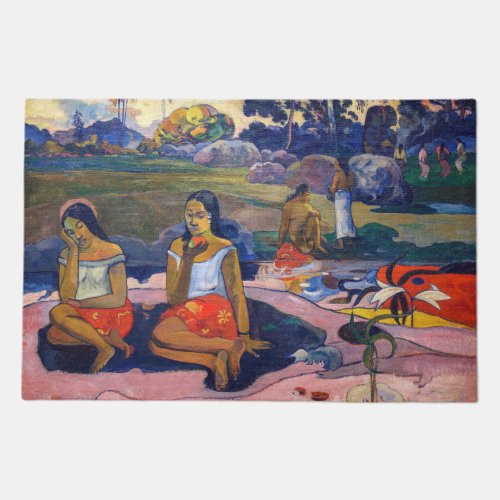 Paul Gauguin _ Sacred Spring Sweet Dreams Doormat