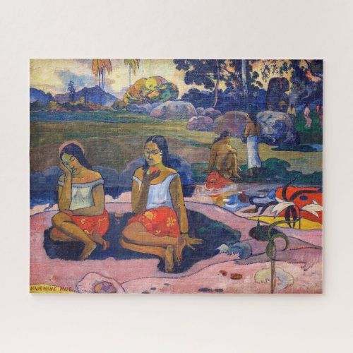Paul Gauguin _ Sacred Spring Sweet Dreams Jigsaw Puzzle