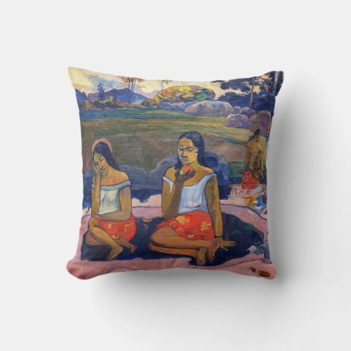 Paul Gauguin _ Sacred Spring Sweet Dreams Throw Pillow