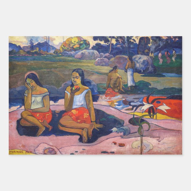 Paul Gauguin - Sacred Spring, Sweet Dreams Wrapping Paper Sheets (Front)