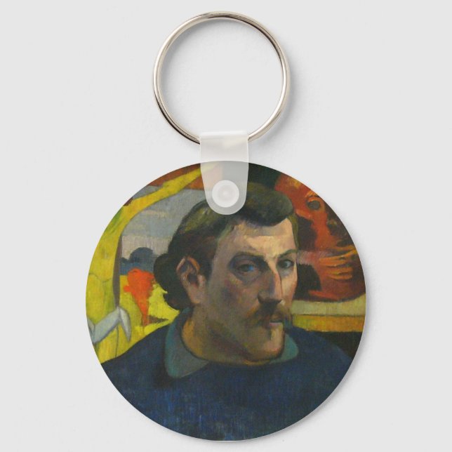 Paul Gauguin Self Portrait 3 Keychain (Front)