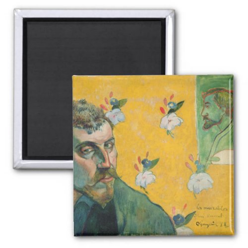 Paul Gauguin  Self Portrait Les Miserables1888  Magnet