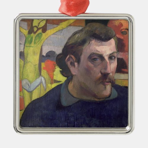 Paul Gauguin  Self Portrait with the Yellow Chris Metal Ornament