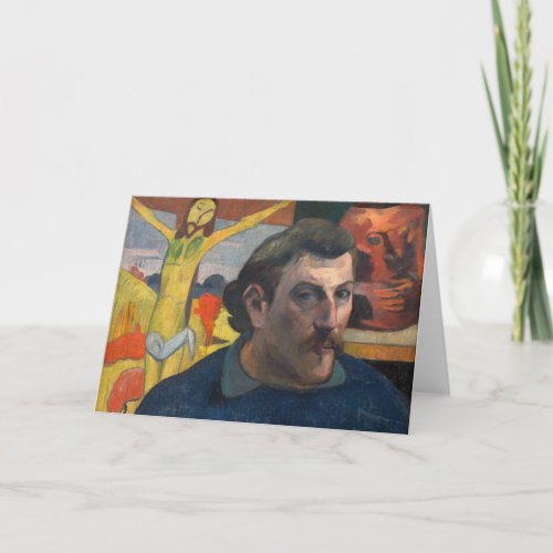 Paul Gauguin _ Self_Portrait with Yellow Christ Card
