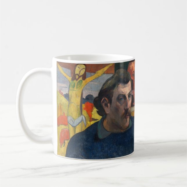Paul Gauguin - Self-Portrait with Yellow Christ Coffee Mug (Left)