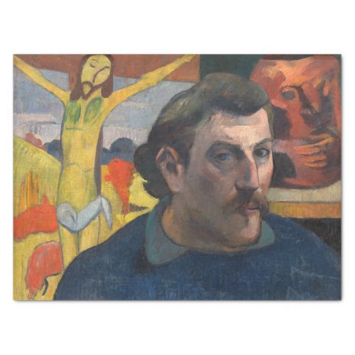 Paul Gauguin _ Self_Portrait with Yellow Christ Tissue Paper