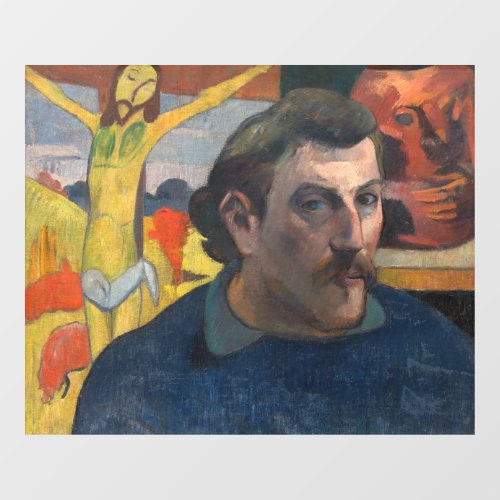 Paul Gauguin _ Self_Portrait with Yellow Christ Window Cling