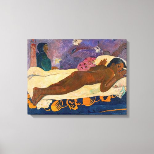 Paul Gauguin _ Spirit of the Dead Watching Canvas Print