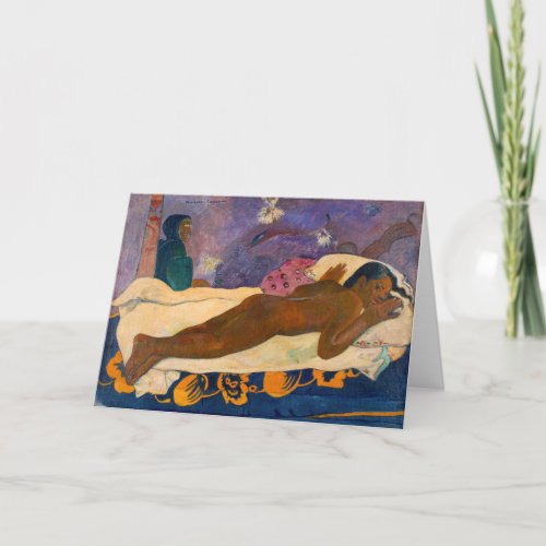 Paul Gauguin _ Spirit of the Dead Watching Card