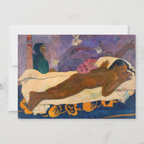 Paul Gauguin _ Spirit of the Dead Watching Invitation