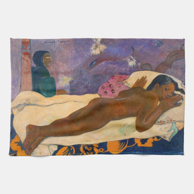Paul Gauguin - Spirit of the Dead Watching Kitchen Towel (Horizontal)