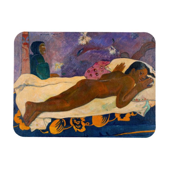 Paul Gauguin - Spirit of the Dead Watching Magnet (Horizontal)