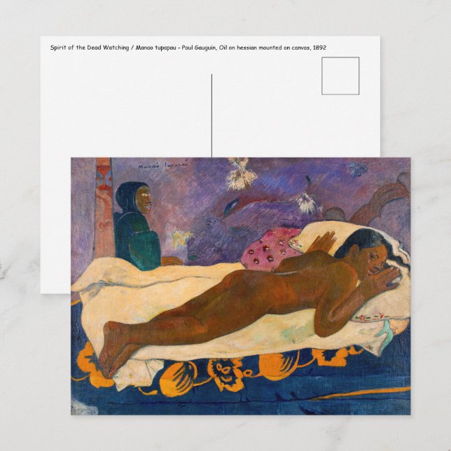 Paul Gauguin - Spirit of the Dead Watching Postcard (Front/Back)